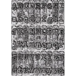 Carpeta de texturas 3D Typewriter Sizzix