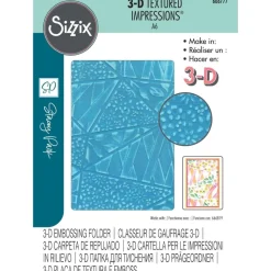 Carpeta de texturas Fragmented Floral Sizzix
