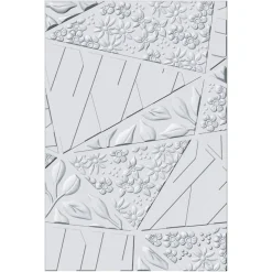 Carpeta de texturas Fragmented Floral Sizzix