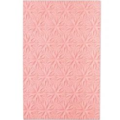 Carpeta de Texturas Geometric Flowers De Sizzix 665005