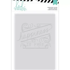 Carpeta de texturas Happiness Heidi Swapp para Sizzix