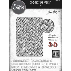 Carpeta de Texturas Intertwined para Sizzix de Tim Holtz 664759