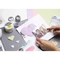 Carpeta de Texturas Mark Making Hearts Sizzix 666038