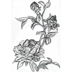 Carpeta de Texturas Mini Roses para Sizzix de Tim Holtz 665632