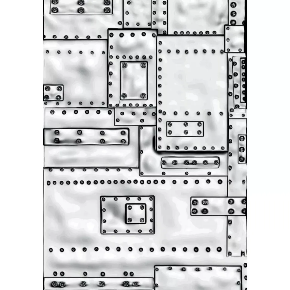 Carpeta de Texturas Mini Foundry para Sizzix de Tim Holtz 665634