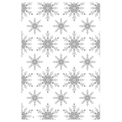 Carpeta de Texturas Multi-Level Snowflake Sparkle Sizzix 666470