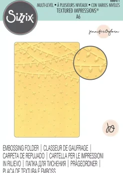 Carpeta de Texturas Multi-Level Stars and Lights Sizzix 666471