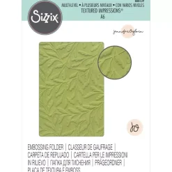 Carpeta de Texturas Multi-Level Delicate Leaves para Sizzix de Jennifer Ogborn