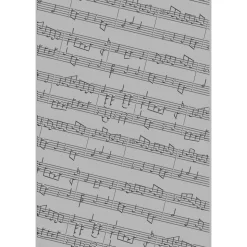 Carpeta de texturas Musical Notes Sizzix 666212
