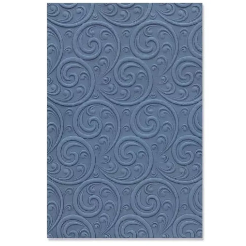 Carpeta de Texturas Ornamental Spiral De Sizzix