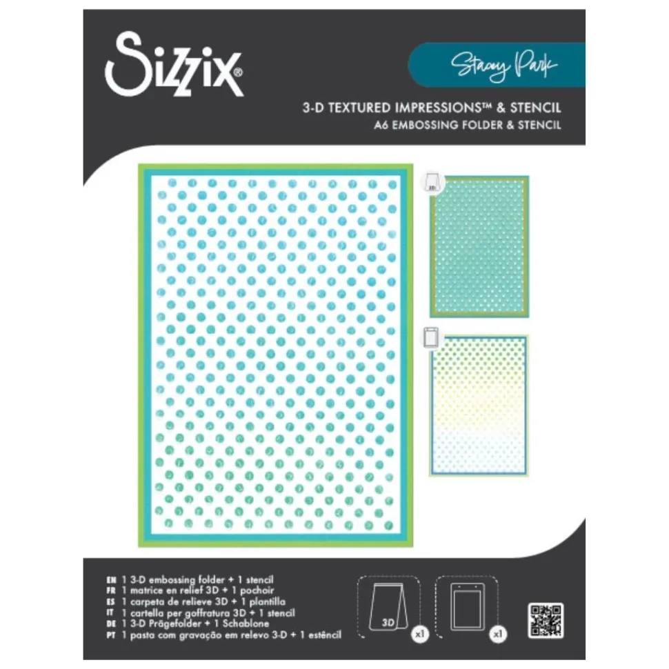 Carpeta de Texturas Rock the Dots Sizzix