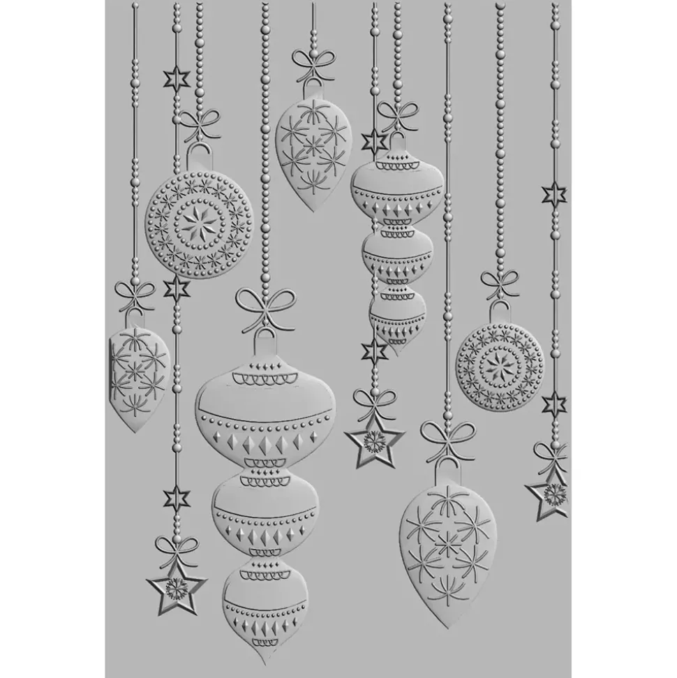 Carpeta de Texturas Sparkly Ornaments Sizzix 666307