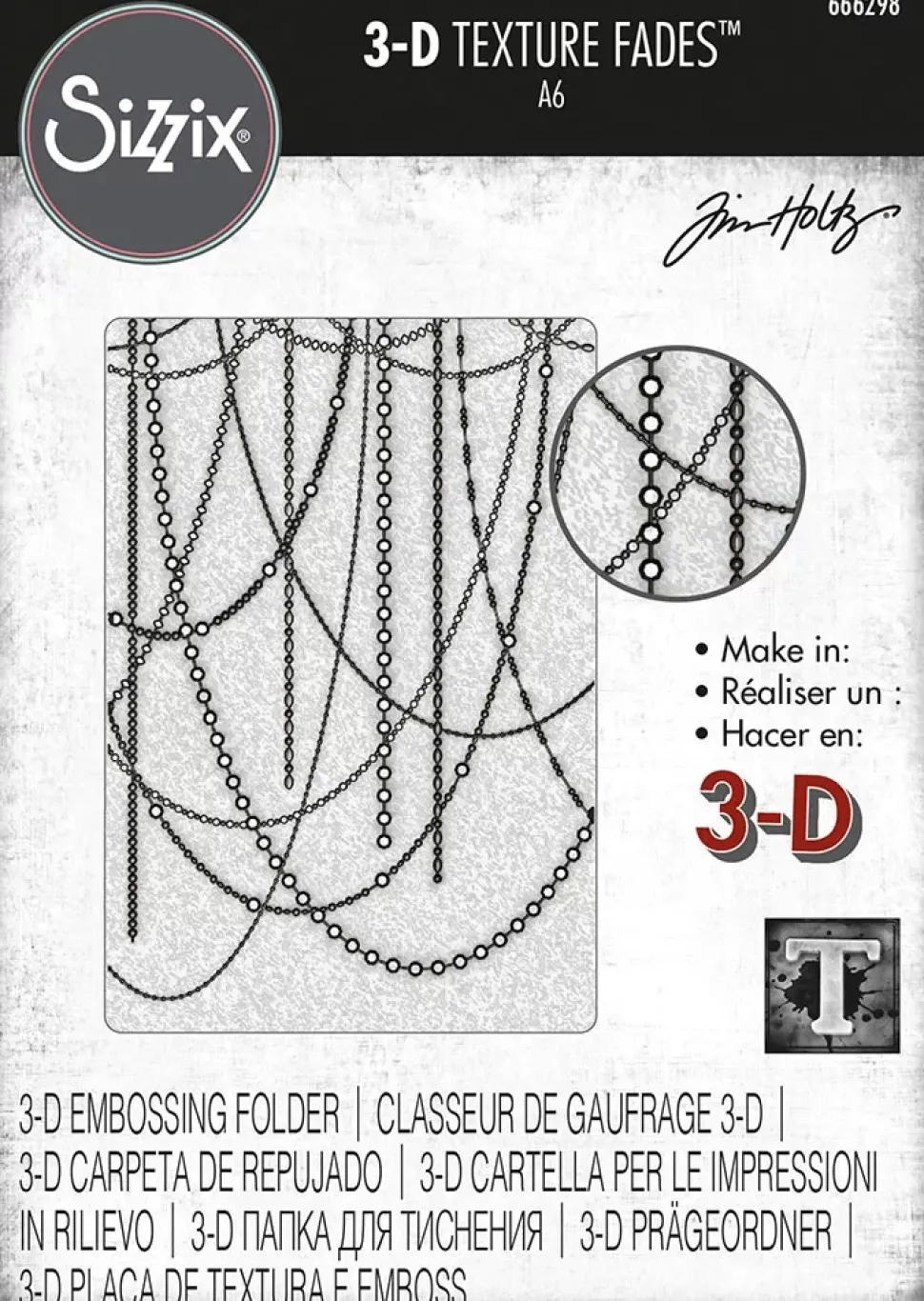 Carpeta de texturas Sparkle Sizzix 666298