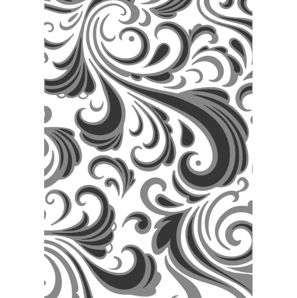 Carpeta de Texturas Swirls para Sizzix de Tim Holtz 665226