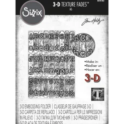 Carpeta de Texturas Typewriter para Sizzix de Tim Holtz 664760