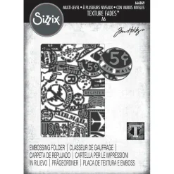 Carpeta de Texturas Vault Airmail para Sizzix de Tim Holtz 666869
