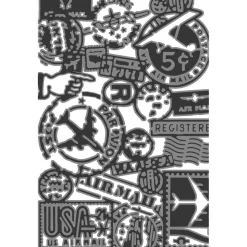 Carpeta de Texturas Vault Airmail para Sizzix de Tim Holtz 666869