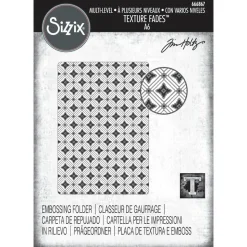 Carpeta de Texturas Vault Diamonds para Sizzix de Tim Holtz 666867