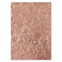 Carpeta de Texturas Vintage Buttons De Sizzix 665728