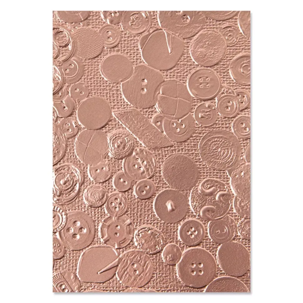 Carpeta de Texturas Vintage Buttons De Sizzix 665728