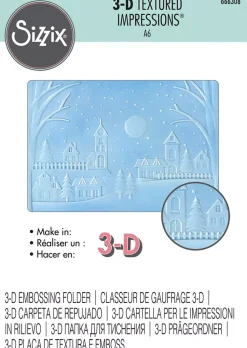 Carpeta de Texturas Winter Village Sizzix 666308