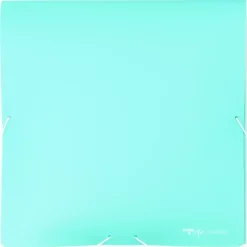 Carpeta para Papeles con Gomas Turquesa Craftelier 30x30cm