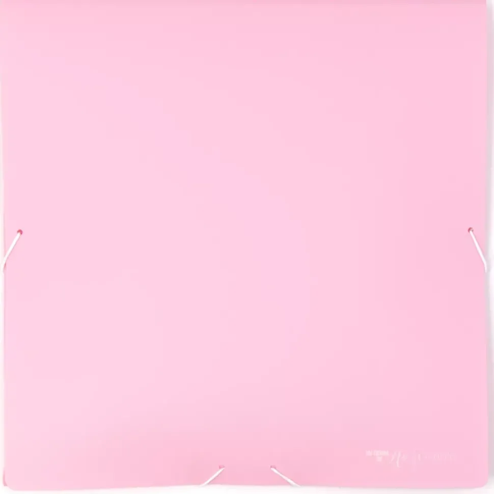 Carpeta para Papeles con Gomas Rosa Craftelier 30x30cm