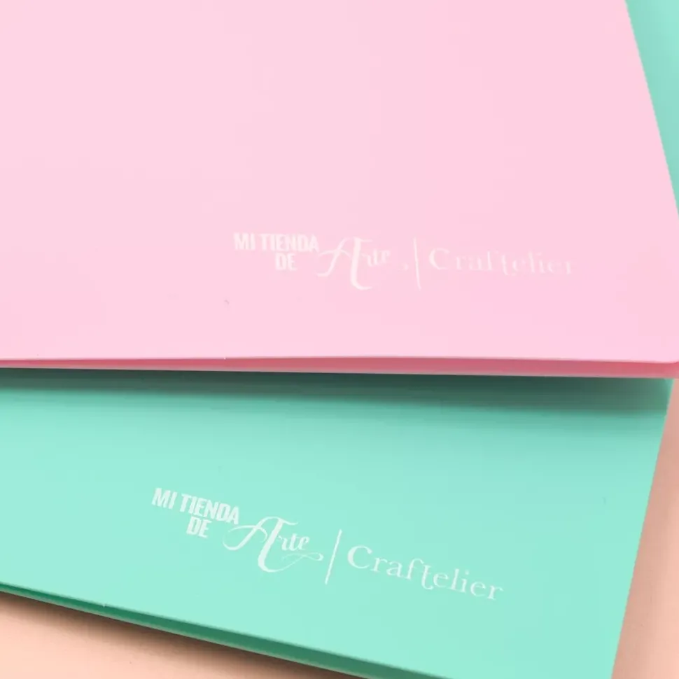 Carpeta para Papeles con Gomas Rosa Craftelier 30x30cm