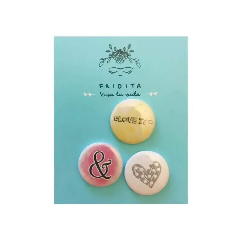 Chapas Bonitas Love It Fridita