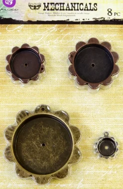 Chapas de botella metálicos vintage Finnabair