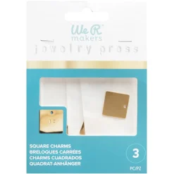 Charms cuadrados para Jewelry Press We R Makers