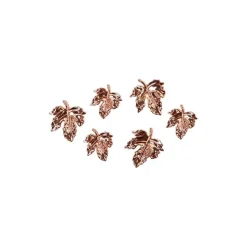 Charms Metálicos Leaves Pumpkin & Spice Prima