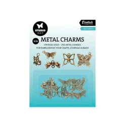 Charms metálicos Mariposas Studio Light