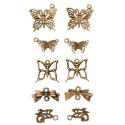 Charms metálicos Mariposas Studio Light