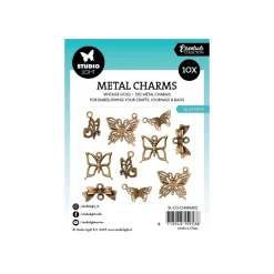 Charms metálicos Mariposas Studio Light
