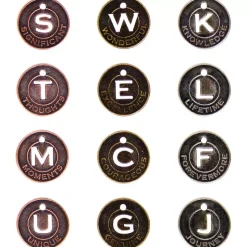 Charms metálicos Metal Muse Tokens Tim Holtz