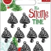 Charms metálicos Setas It s Snome Time Craft Consortium