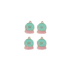 Charms Metálicos Snow Globe Sugar Cookie Christmas Frank García Prima