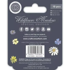 Charms Metálicos Wildflower Meadow Special Edition Craft Consortium