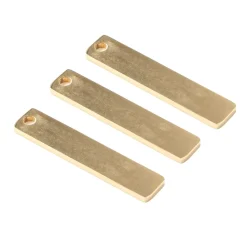 Charms rectangulares para Jewelry Press We R Makers