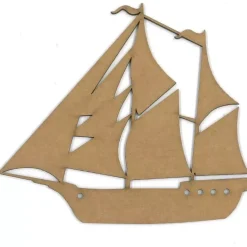 Chipboard Barco de vela - Dayka