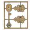Chipboard Bisagras y llave - Dayka