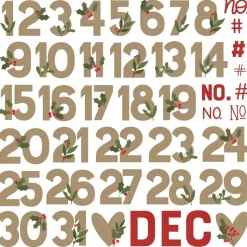 Chipboard de números The Holiday Life Simple Stories