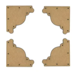 Chipboard Esquineras simples - Dayka