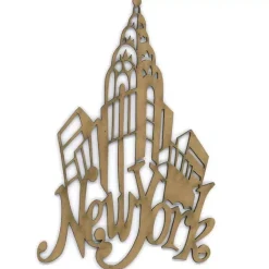 Chipboard Filigrana Nueva York - Dayka