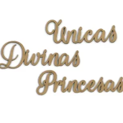 Chipboard Únicas Princesas Divinas Dayka