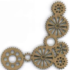 Chipboard Pequeños engranajes - Dayka