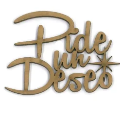 Chipboard Pide un deseo Dayka