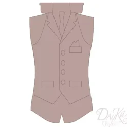 Chipboard Silueta Hombre con corbata - Dayka