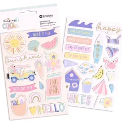 Chipboard stickers Keeping Cool Rosie's Studio